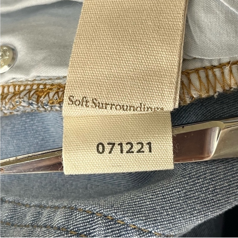 SOFT SURROUNDINGS NWT SUPREMELY SOFT HIGH RISE SKINNY SOFT DENIM JEANS AMARYLLIS - Picture 11 of 11